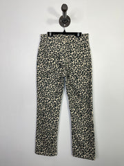 Zara Leopard Print Jeans