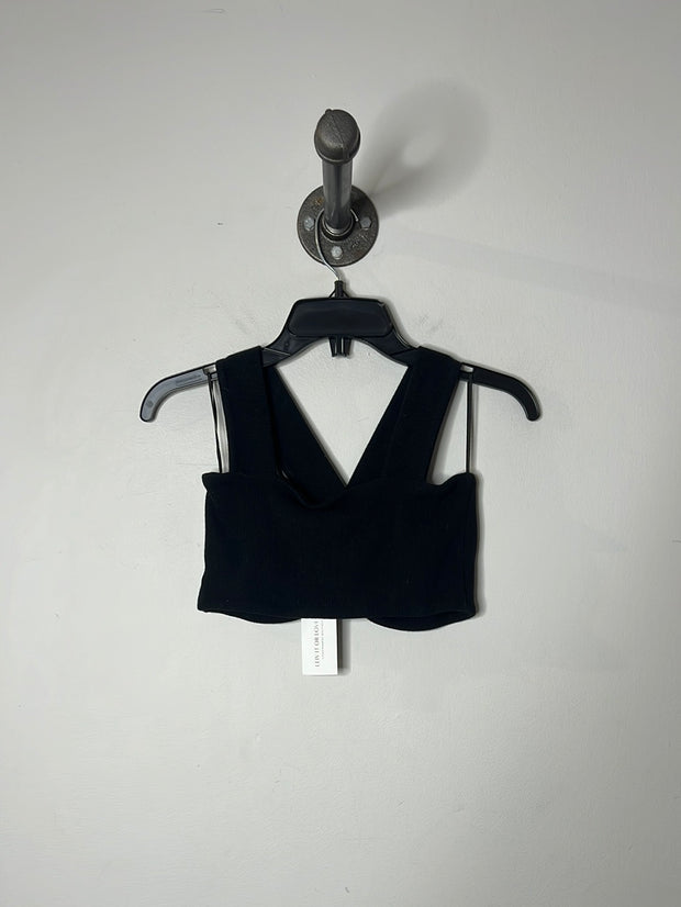 Dynamite Black Crop Top