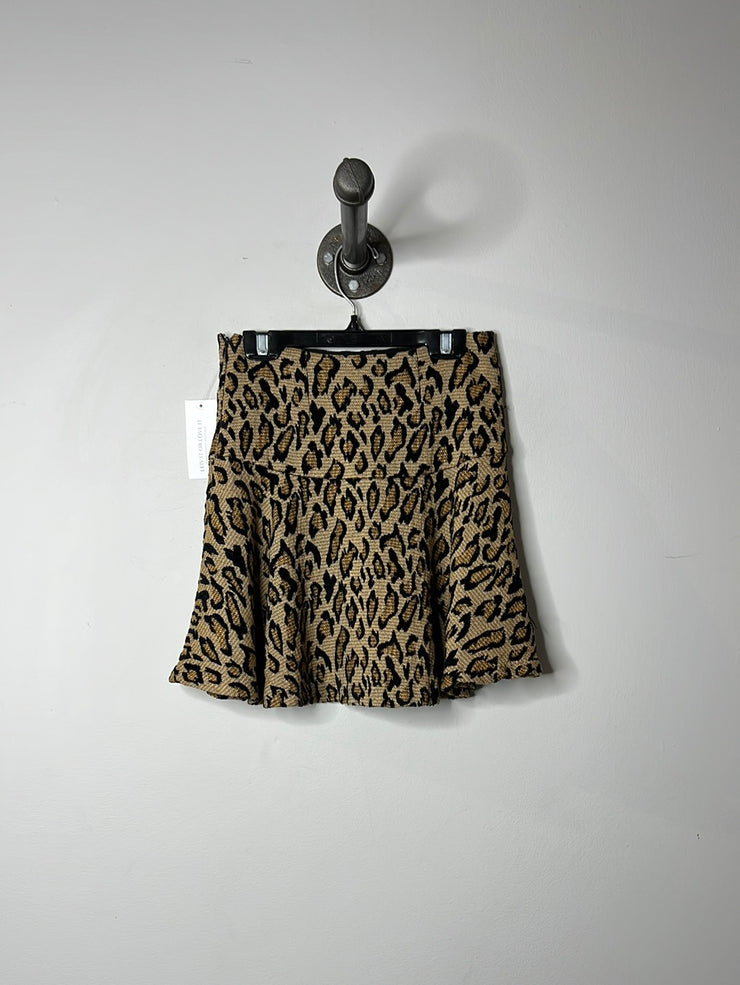 Free People Cheetah Skirt
