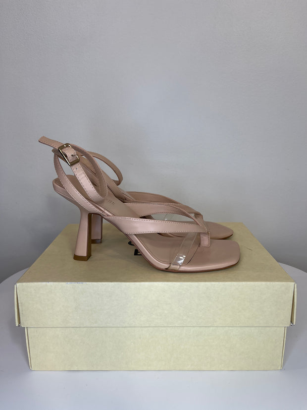 Open Edit Pink Open Toe Heel