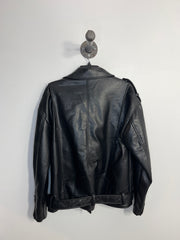 Zara Black Faux Leather Jacket