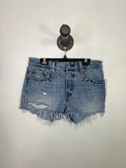 Levi's Distressed Denim Shorts