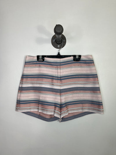Ann Tay. Pnk/Bl Striped Shorts