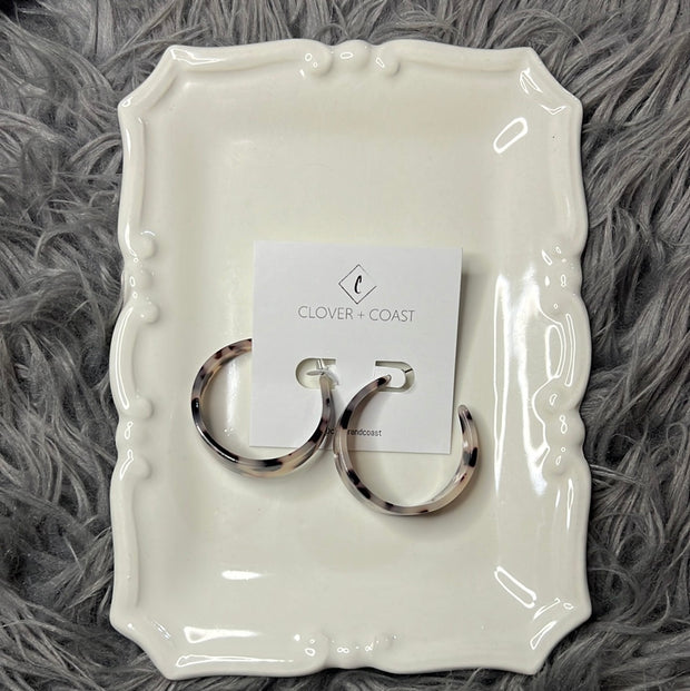 Acetate Chunky Hoops