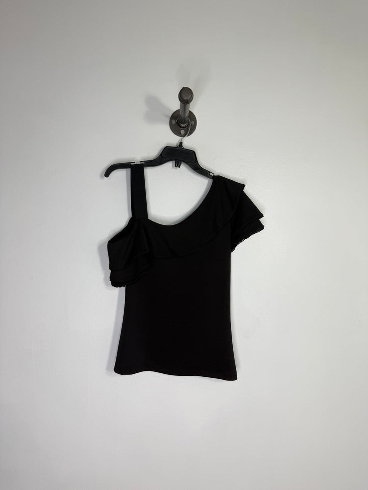 Banana Republic Black Sslv Top