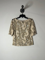 Zara Gold Sheer Shirt