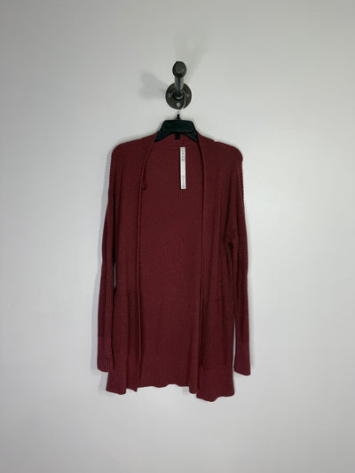 Lululmon Maroon Knit Cardigan