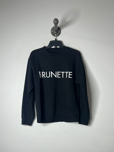 Brunette Black Sweatshirt