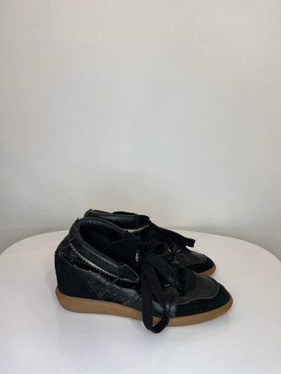 Isabel M. Blk Hightop Sneakers