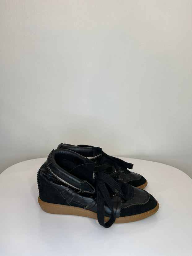 Isabel M. Blk Hightop Sneakers