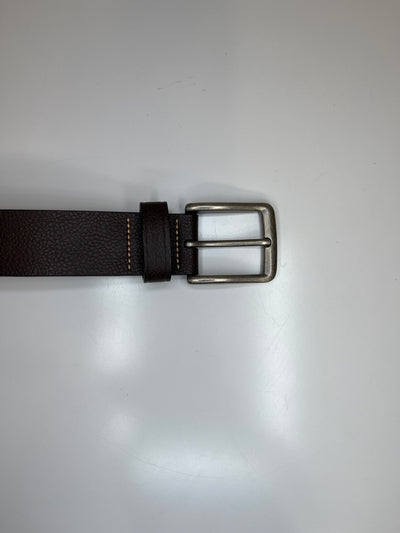 Perry Ellis Brown Leather Belt