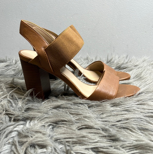 Aldo Brown Block Heels