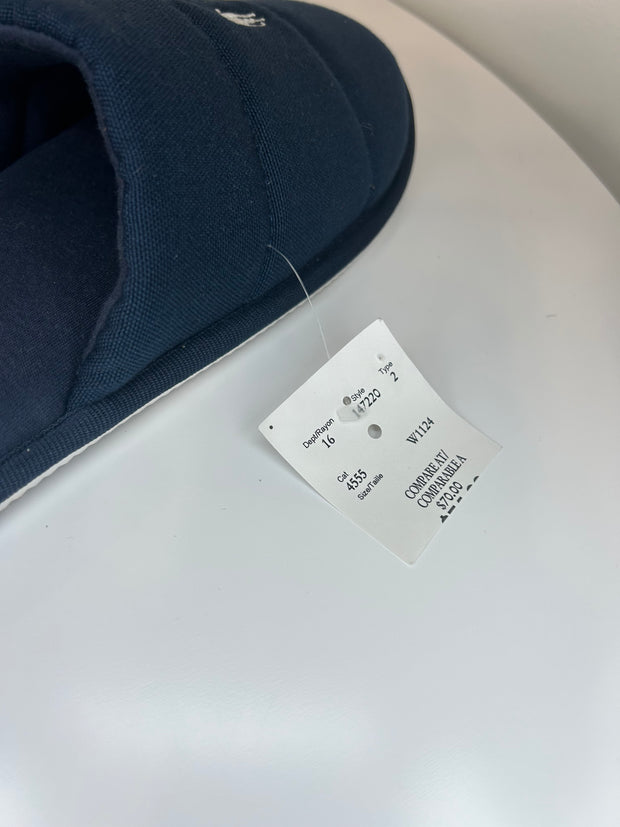 Ralph Lauren Navy Slippers