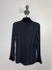 Camber & Grace Blk Tie Blouse