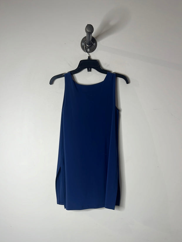 Sympli Blue Long Tank Top