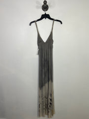 Om Grown Grey Boho Maxi Drs