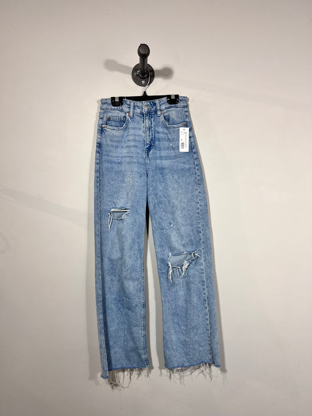 H&M Ripped Wideleg Jeans