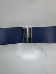 Ralph L. Navy Leather Belt