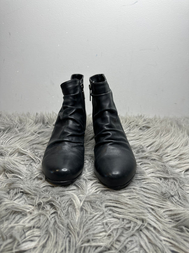 College Black Ankle Boots