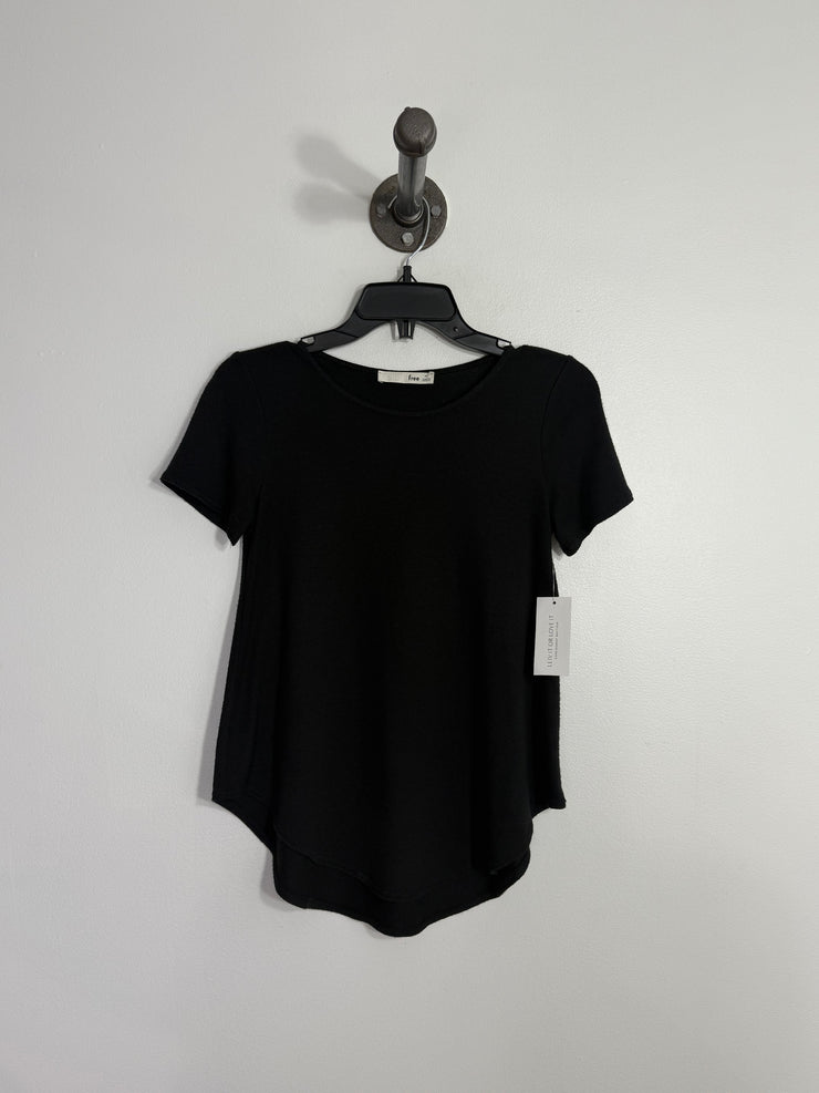 Wilfred F. Black Short Slv Top