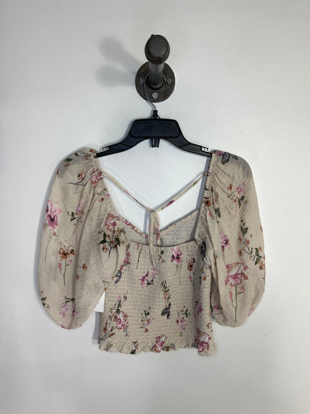 Only Beige/Pink Floral Top