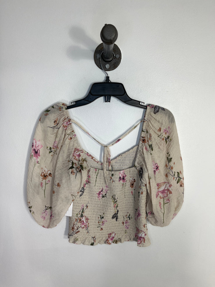 Only Beige/Pink Floral Top