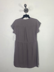 Monk & Lou Grey V Neck Dress