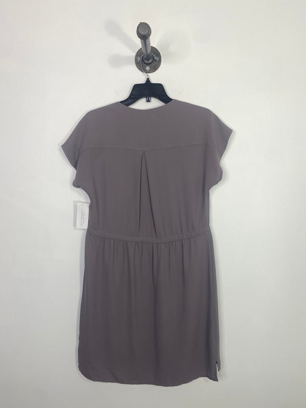 Monk & Lou Grey V Neck Dress