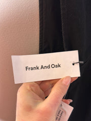 Frank & Oak Black Denim Dress