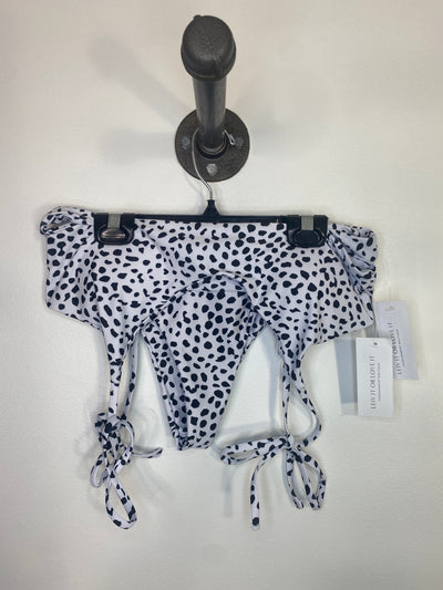 Zaful Blk/Wht Spotted Bikini