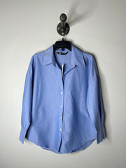 Zara Blue Button-Up Shirt