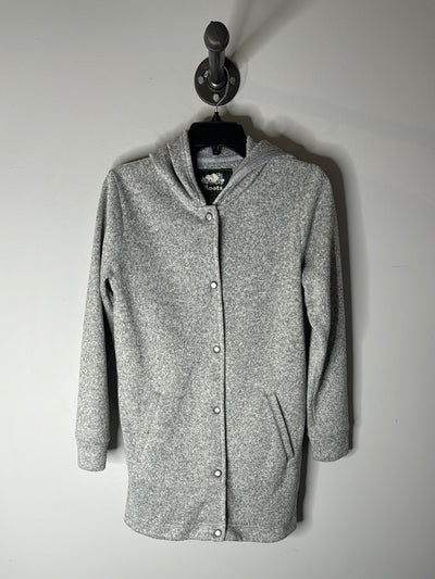 Roots Grey Button Up Coat