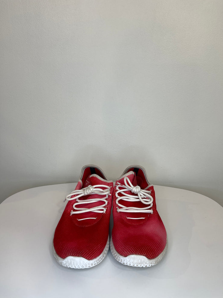 Adidas Red Ombre Tennis Shoes