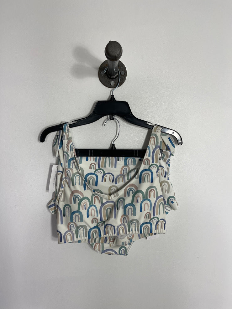 Honey.S Wht Patterned Bikini