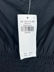 Abercrombie Blk Puff Slv Top