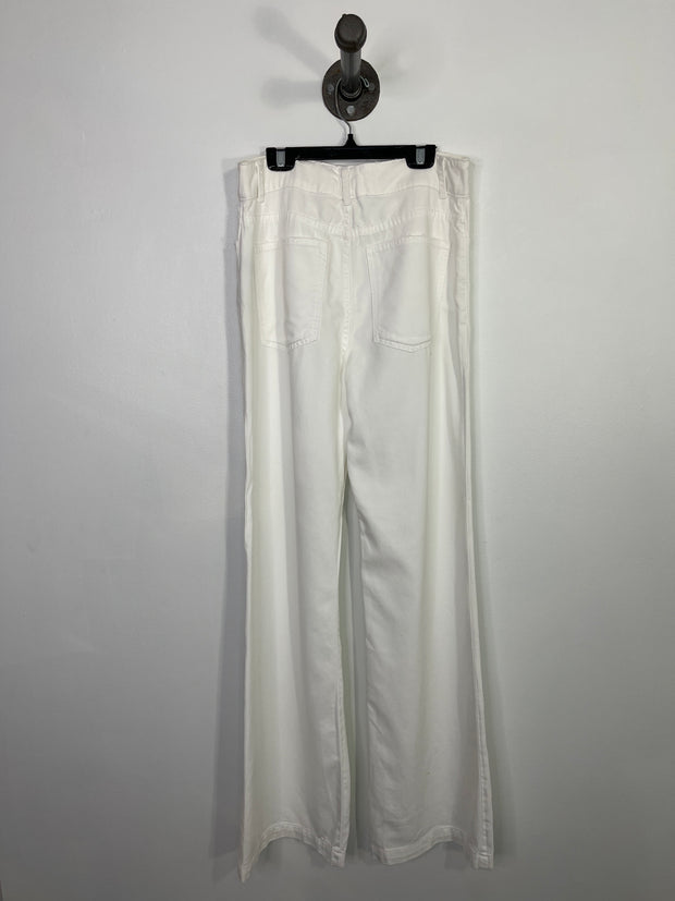 Cloth & Stone Wht Flare Jeans