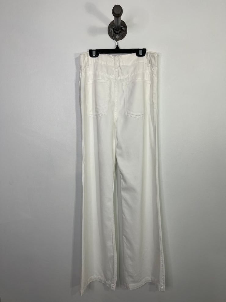 Cloth & Stone Wht Flare Jeans