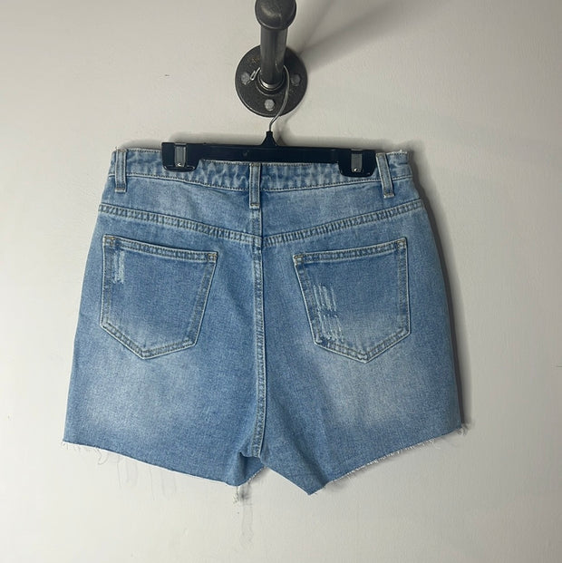 P.L.T Light Wash Denim Shorts