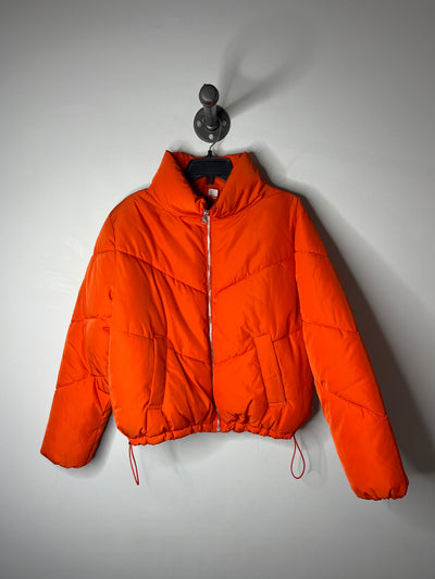 Divided Red Puffer Jacket