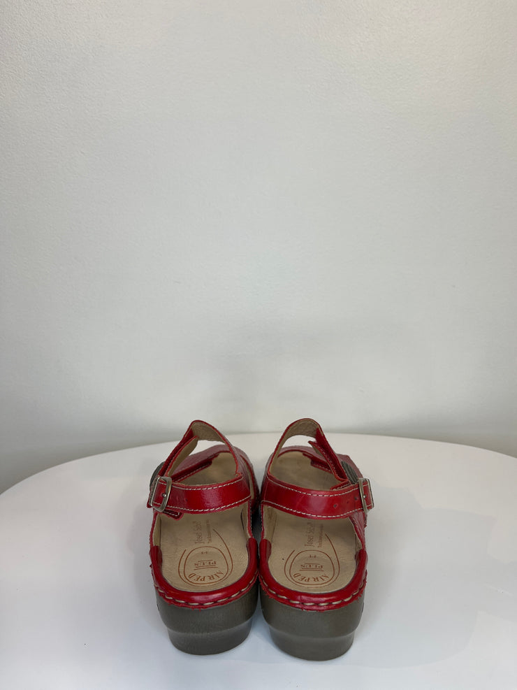 Joseph Seibel Red Sandals