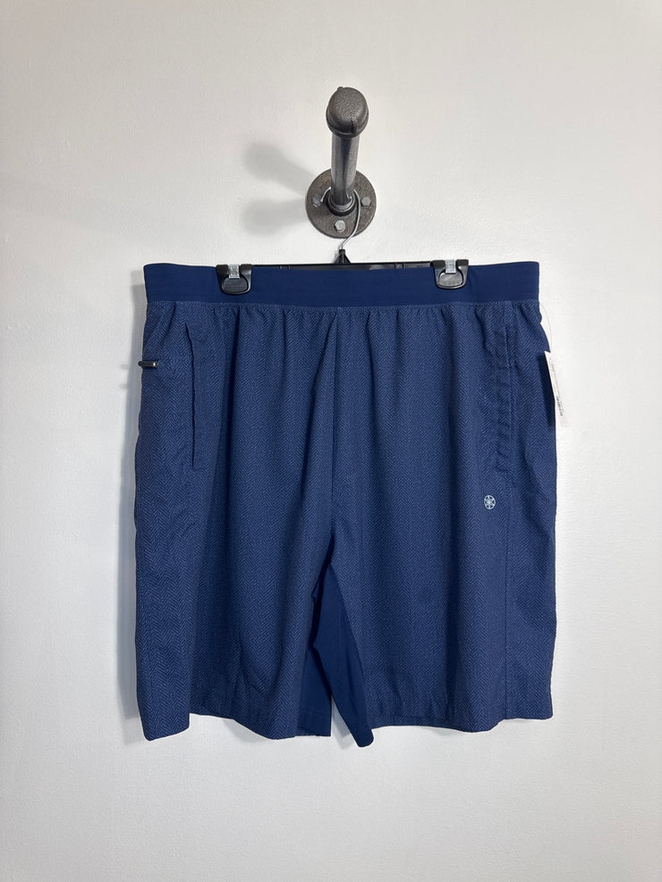 Pantalones cortos deportivos azules Gaiam