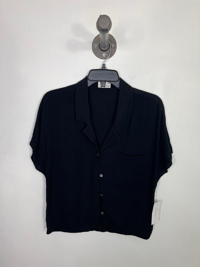 Wilfred Black Button Up Tee