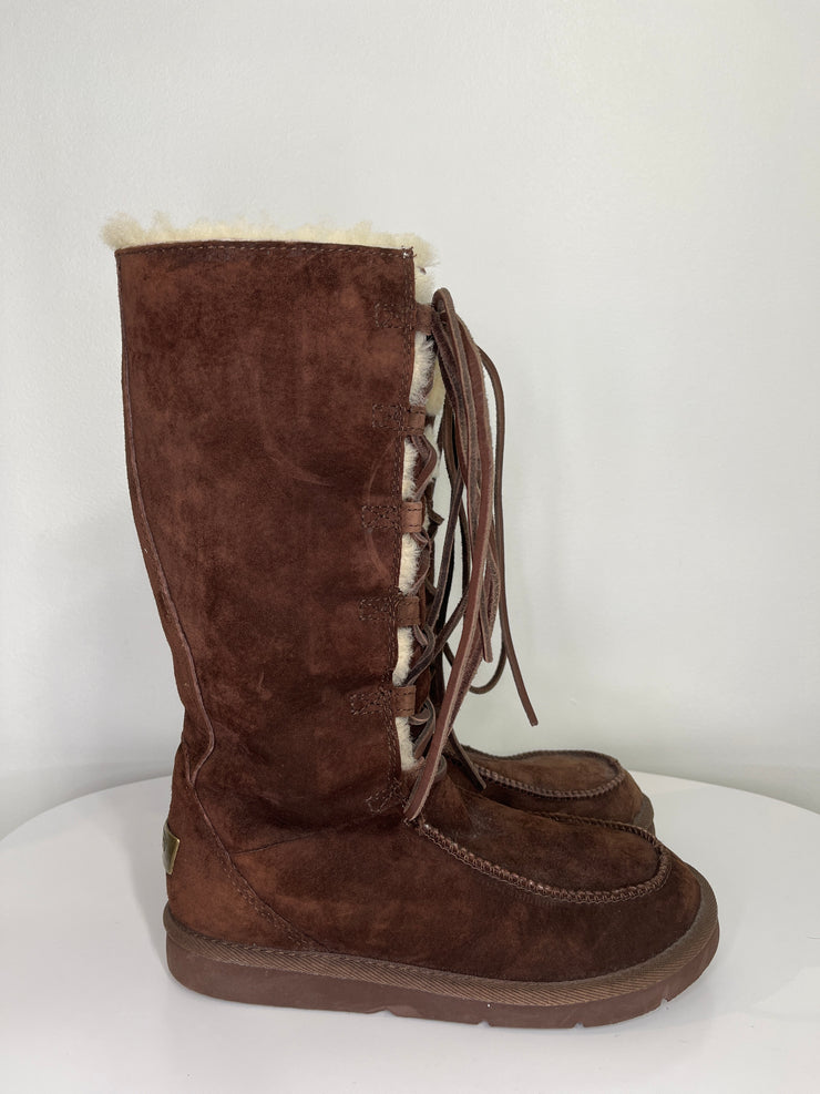 Ugg Brown Lace up Boots