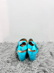 John Fluevog Blue heels