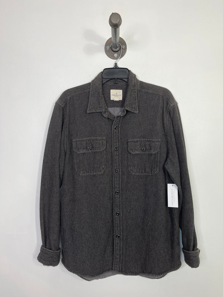 AE Grey Button Up