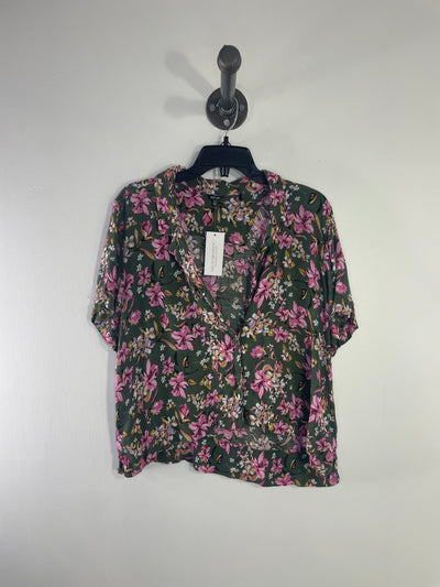 Chemise boutonnée à fleurs Buffalo Grn