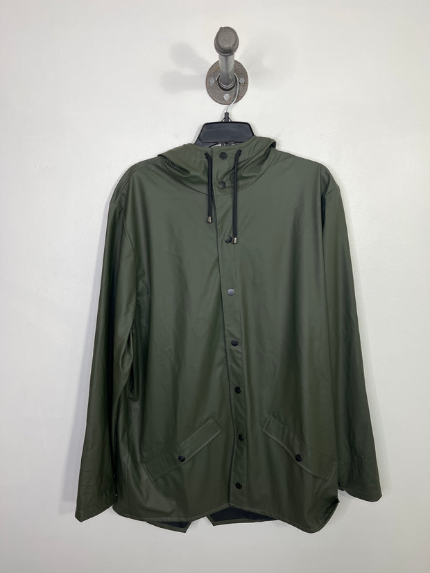 RAINS Green Rain Jacket