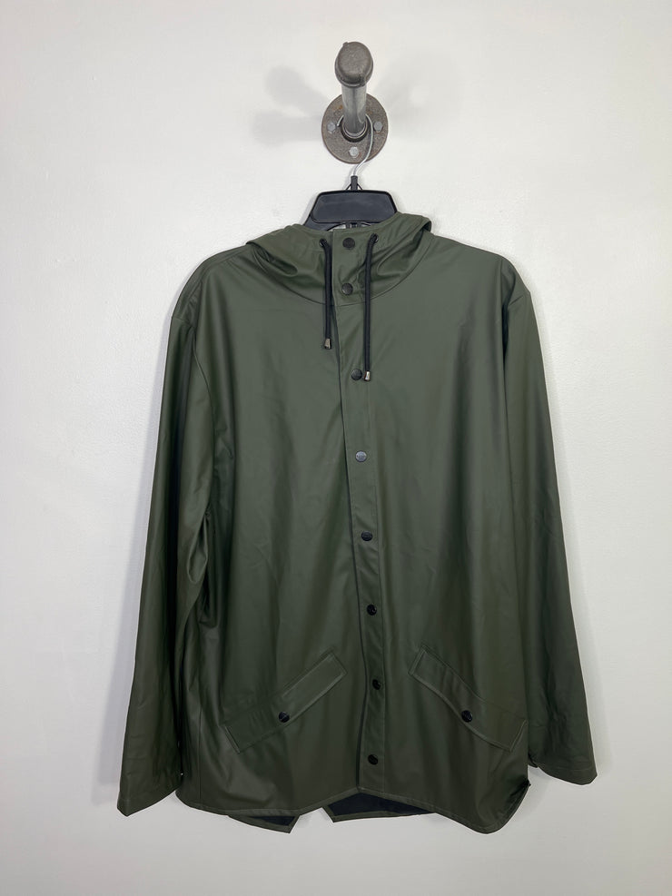 RAINS Green Rain Jacket