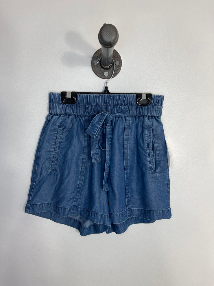 Dynamite Blue Tie-Waist Shorts