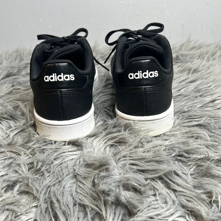 Adidas Black Leather Sneakers